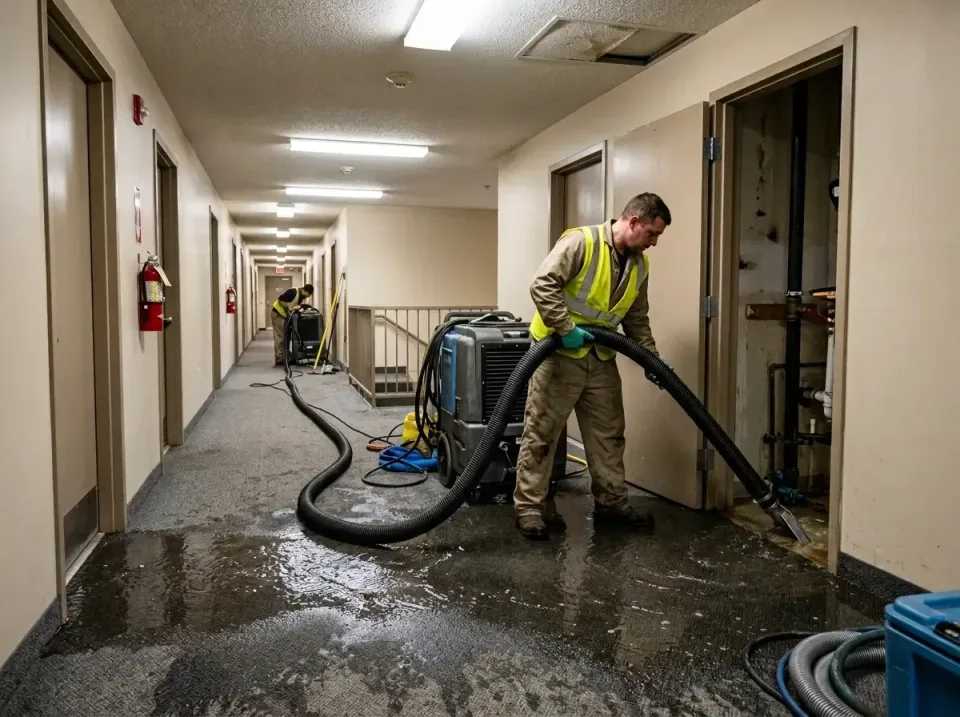 multi-unit-apartment-hallway-f-005 — frequently asked questions, Emergency Burst Pipe Water Extraction & Removal in Rusk, TX